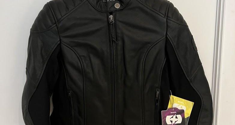 Oxford Beckley Womens Leather Jacket Black UK 10