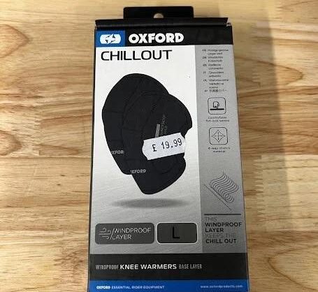 Oxford Chillout Windproof Knee Warmers Base Layer Large