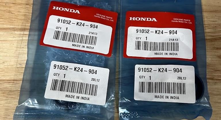 Pair of OEM Honda Front Wheel Bearings PCX SH Vision