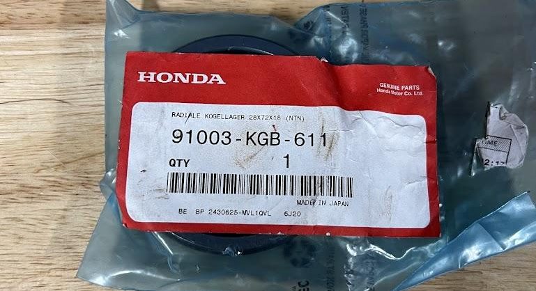 Genuine Honda 125 Varadero/Shadow Crank Bearing