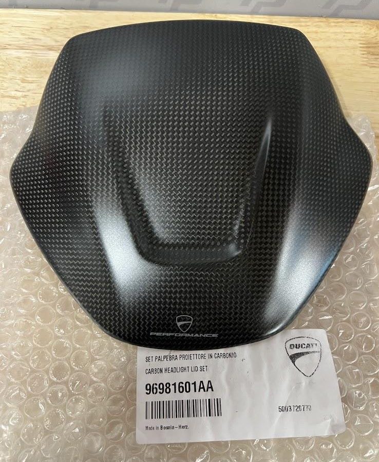 Genuine Ducati Diavel V4 Carbon Lid For Headlight