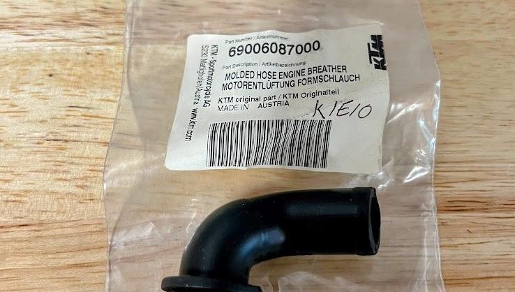 Genuine KTM 1190 RC8 / R 2008-2015 Engine Air Box Breather Pipe