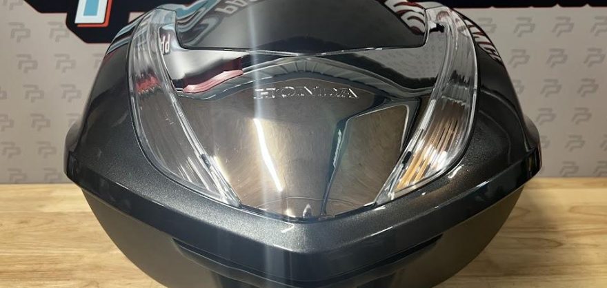 Genuine Honda SH125 22-23 35L Top Box In Timeless Grey Met