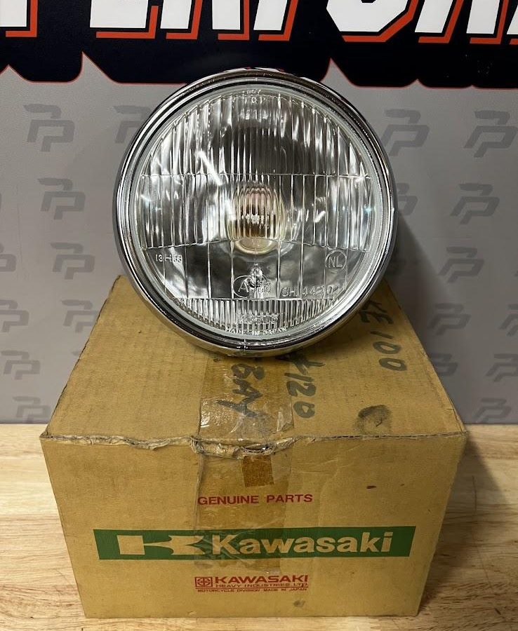 Genuine Kawasaki New Old Stock Headlamp For KE100 1988-1991