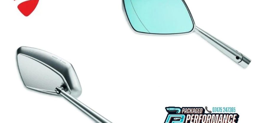 Genuine Pair Of Ducati Rizoma Aluminium Mirrors